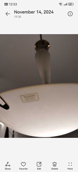 Murano стъкло aвтентични италиански пендел и аплици