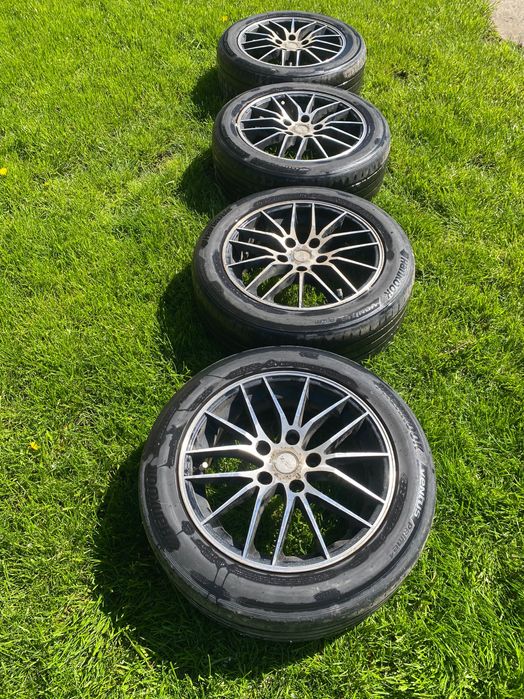 Set 4 anvelope vară + jante aliaj 205/55/R16 Hankook – stare foarte bună