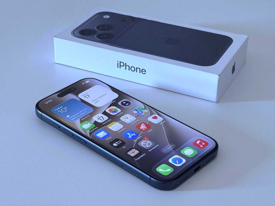 Бартер! Гаранция! iPhone 17 Pro Deep Blue (Син) 100% Батерия.