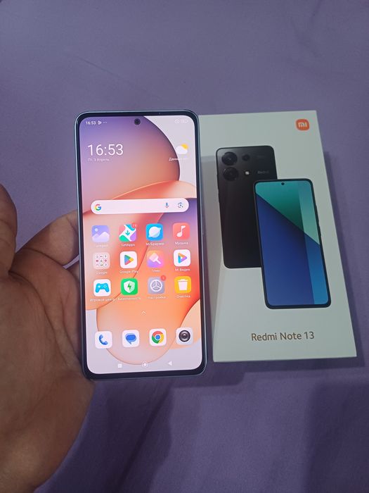 Xiaomi Redmi Note 13 8+8/256GB Blue Igravoy Karobka Holati yaxshi Zor