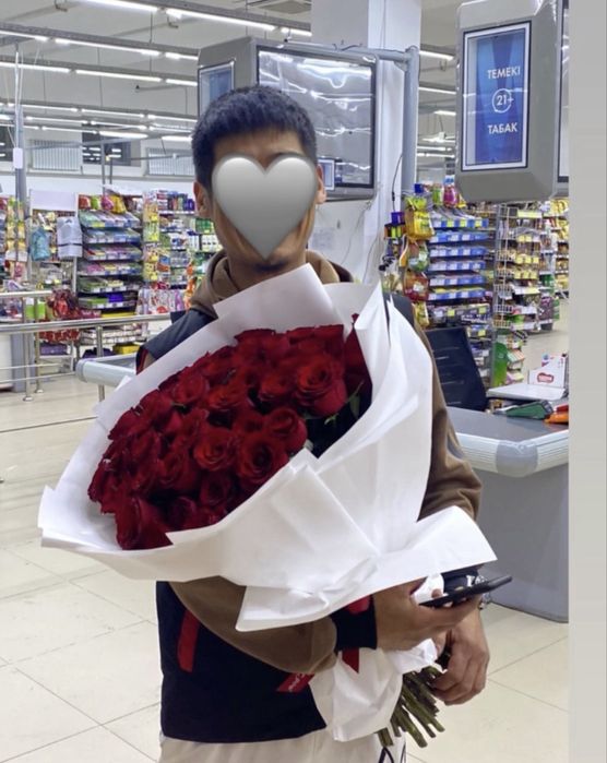 розы 101 шт свежие