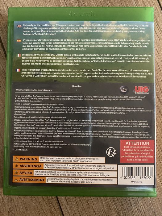 Professional Farmer 2017 xbox one