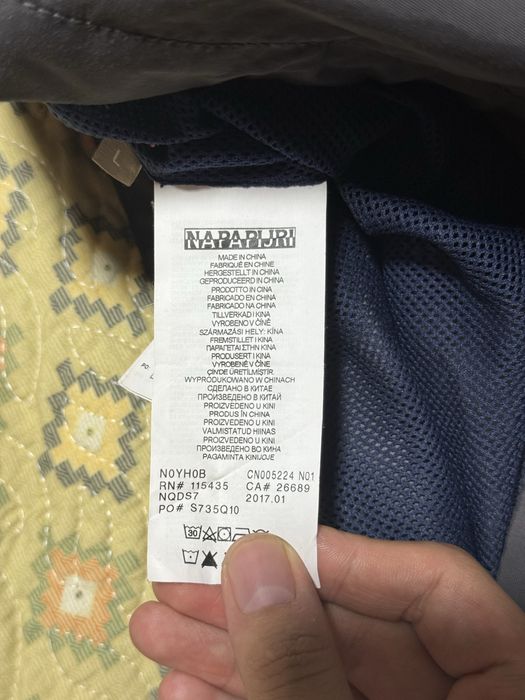 Серая napapijri anorak