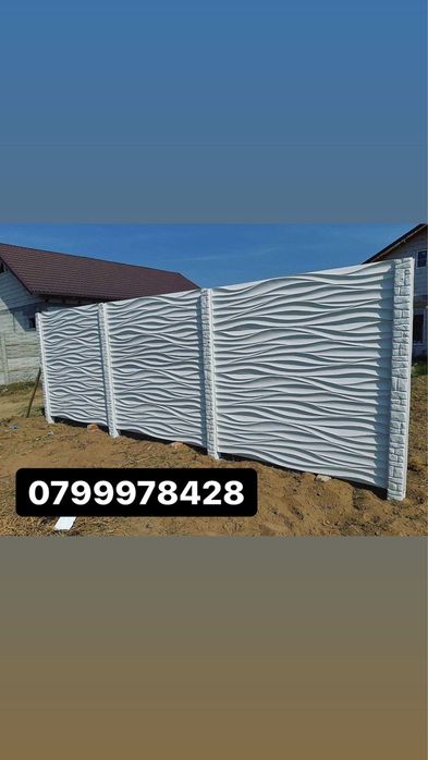 Gard din placi si garduri de beton