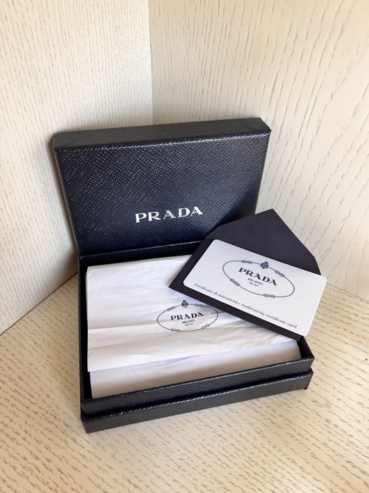 Кошелек Prada Saffiano Small Wallet Fuoco