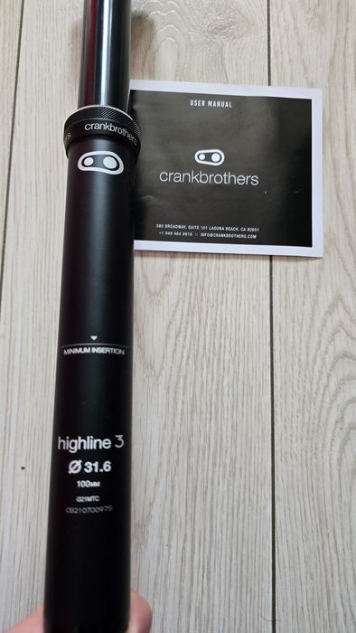 Dropper Tija Sa Telescopica Crankbrothers Highline 31.6x100mm NOU