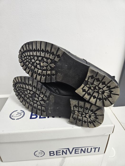 Ghete iarnă barbati piele naturală îmblănite pe comanda