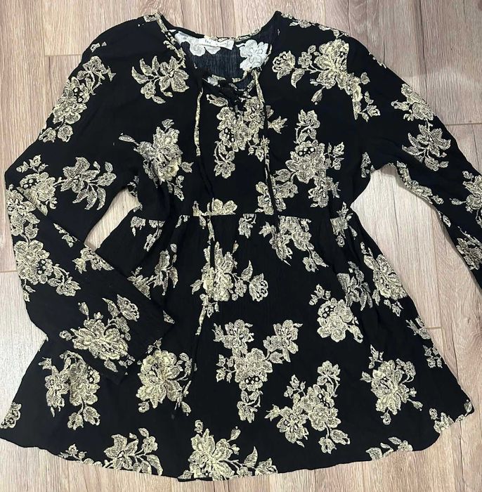 Страхотна макси дамска блуза на цветя (размер ХЛ)