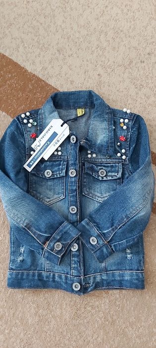 Джинсовый костюм для девочки