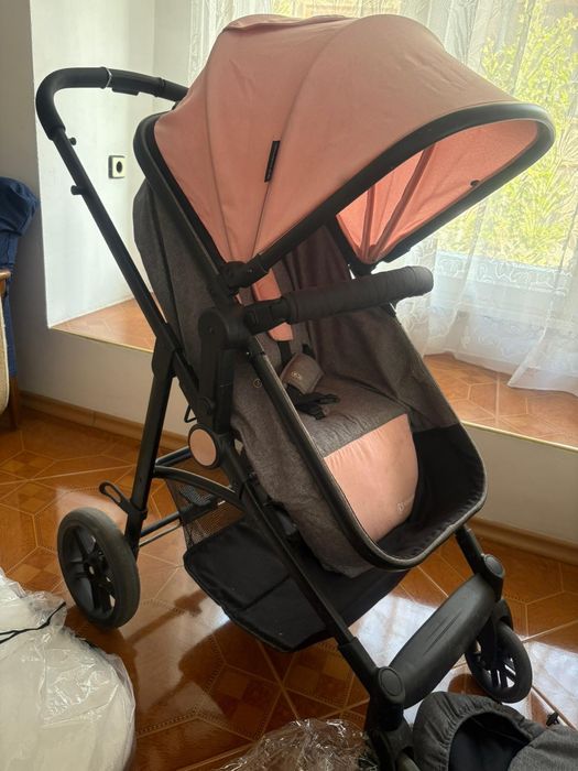 Комбинирана количка 2в1 kinderkraft със сгъваем кош