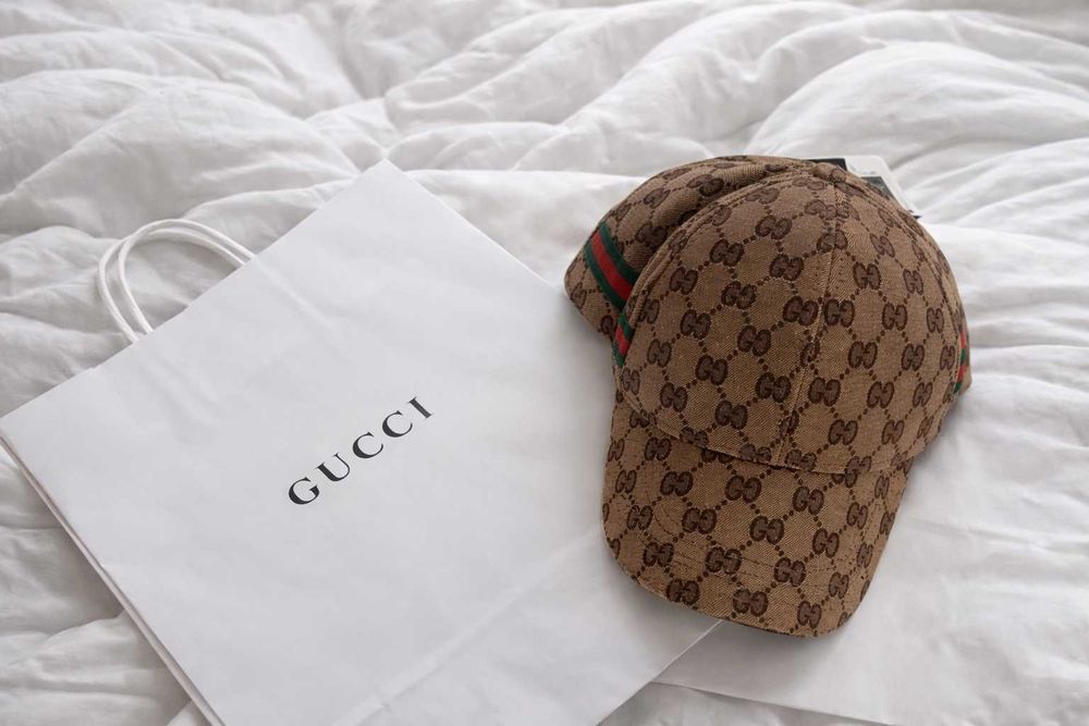 гучи шапка с козирка унисекс gucci нова