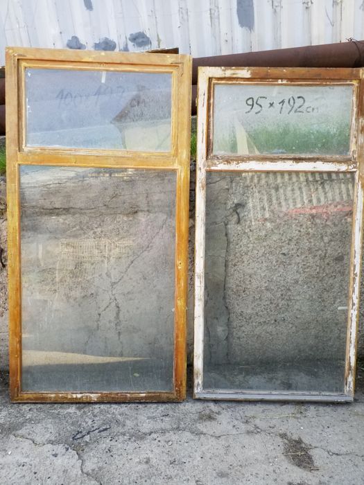 Оконные рамы, отрестоврированые