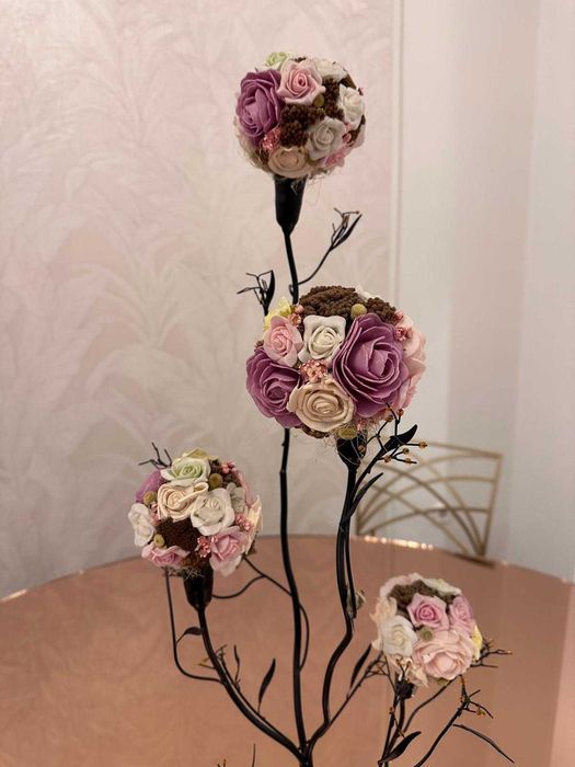 Vand ornamente florale artificiale