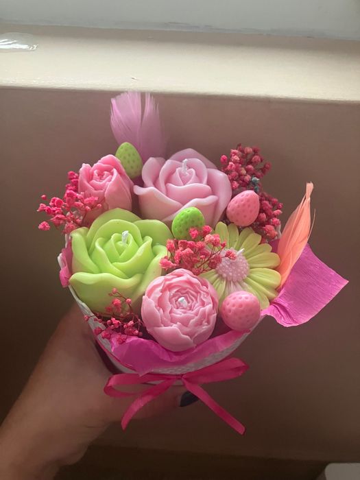 Ароматни букети от соев восък!