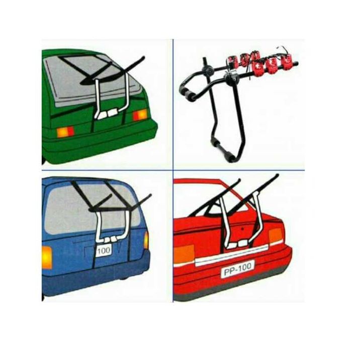 Багажник за кола, За велосипеди Mercado Trade, Троен, Универсален