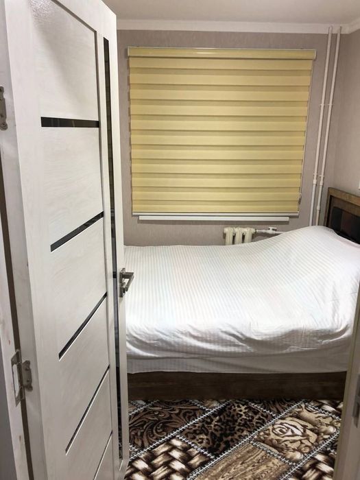 Сдается 2х комнатная квартира 
С обстановкой 
В горде Алмалыке