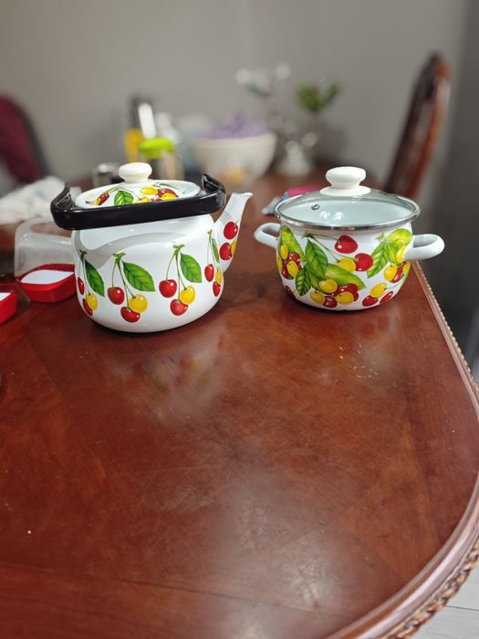 Чайник эмалированная