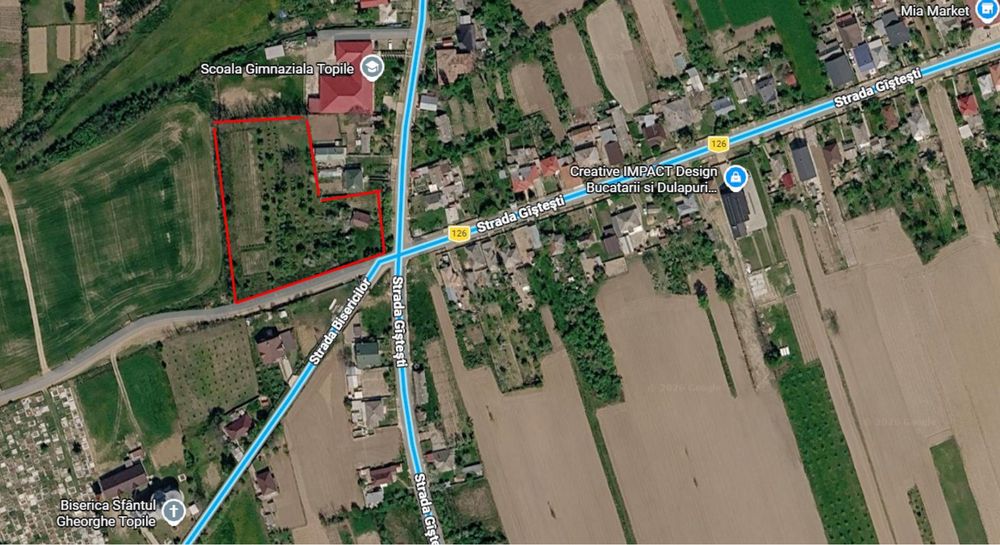 Vand teren 6900 mp + casa+ livada