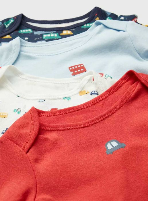 Бодита с дълъг ръкав за момчета, 3-6 месеца