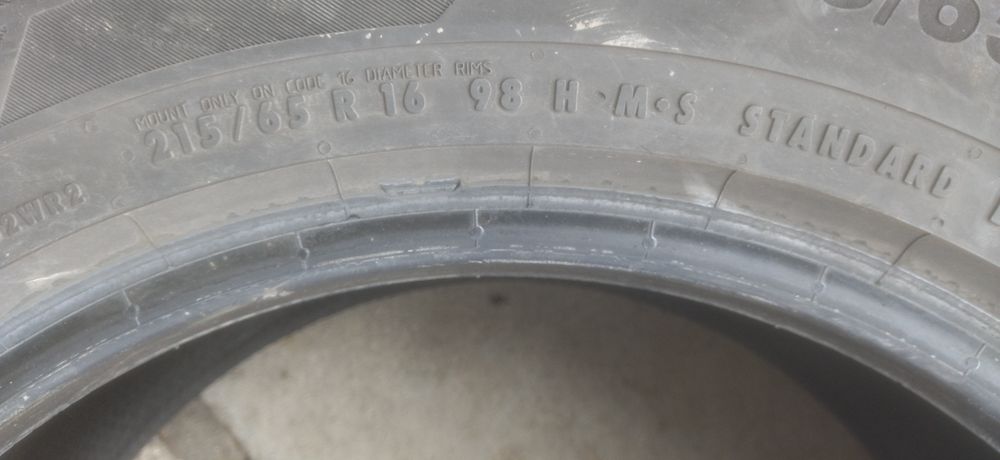 Anvelope Continental M+S  215/65/16