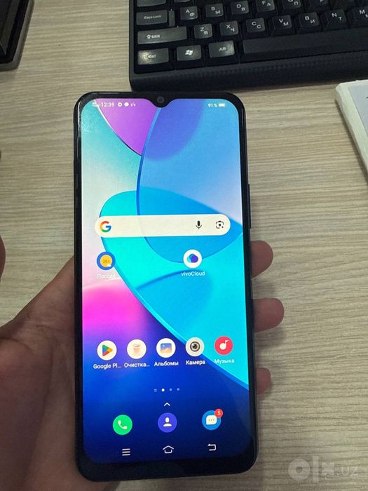 VIVO Y21 каробка документи билан