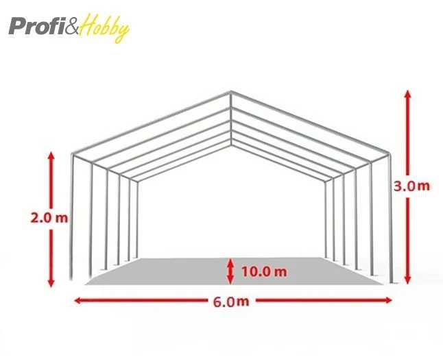 Шатра 6х10м  Стомана/PVC