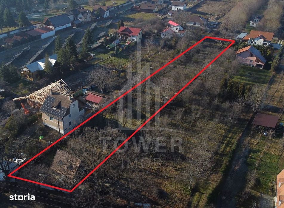 Teren intravilan 1.915 mp + cabană din lemn | Tocile – Sadu