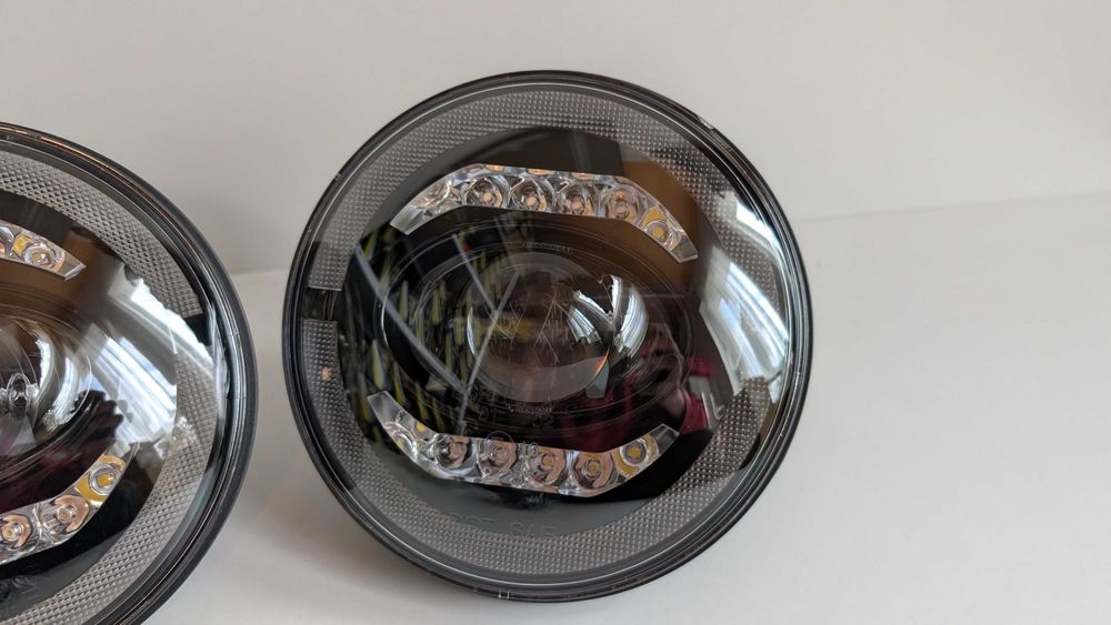 Фарове ЛЕД Jeep Wrangler TJ LJ JK Джип вранглер LED с дневни светлини