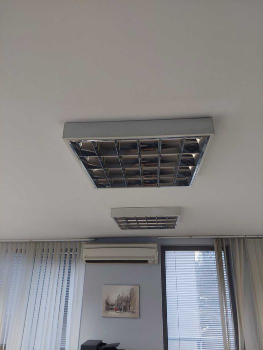 Осветителни тела LED за офис употребявани