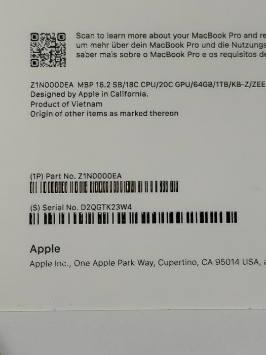 MacBook Pro 16" M5 Pro 64GB 1TB Нов Гаранция