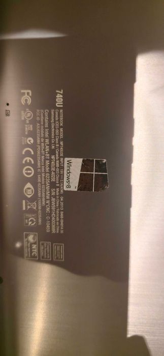 Laptop Samsung i5, touchscreen