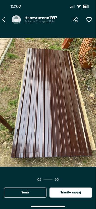 Tabla cutata colorata