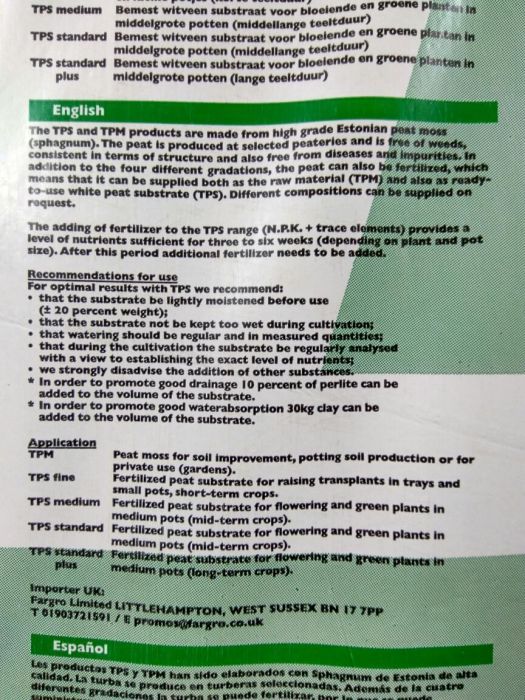 Turba Kekkila 100 litri, Jiffy 225 litri, profesionala