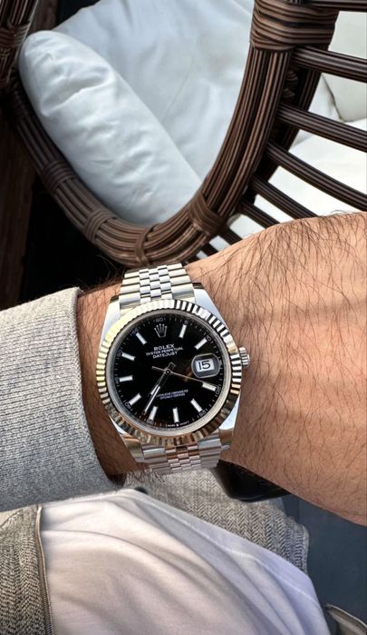 Rolex Date-Just 41mm Black Dial