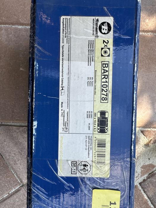 Discuri de frana spate pentru Mercedes W211