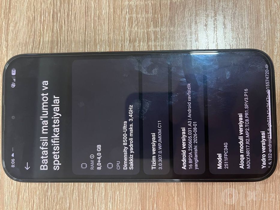 Poco x8 pro 8/256