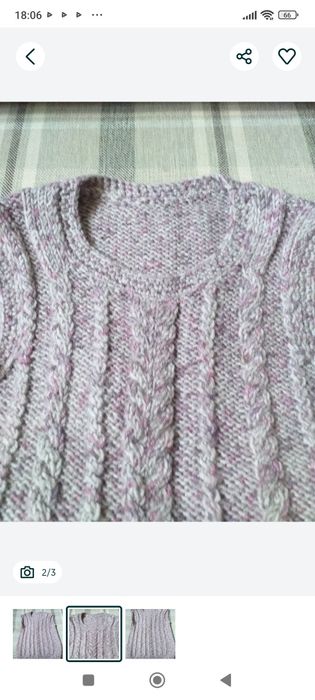 Вязаные вещи, теплые, свитер и жилетка