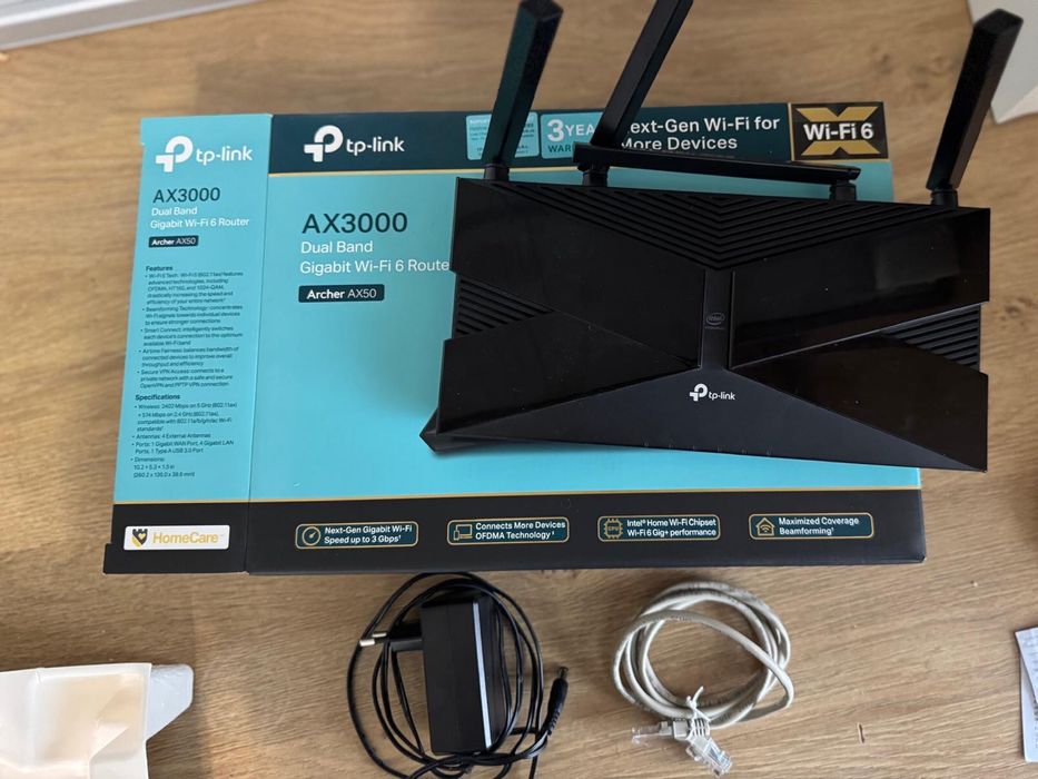 РУТЕР TP-LINK ARCHER AX50 /AX3000 Dual-band, WI-FI 6, Gigabit
