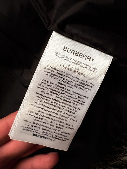 burberry puffer marime L fit M