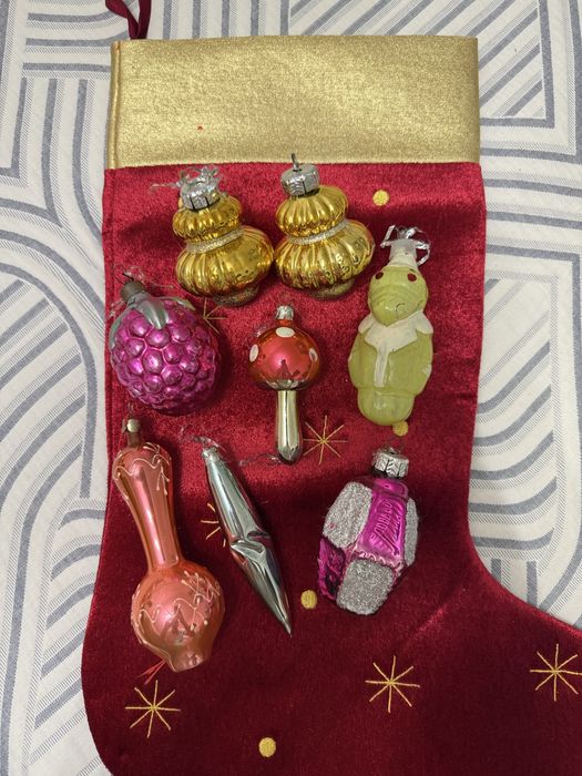 Винтажные елочные игрушки