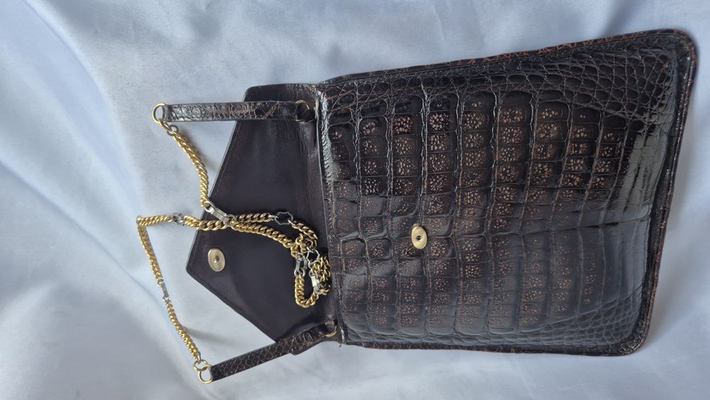 Geanta piele exotica crocodil/aligator