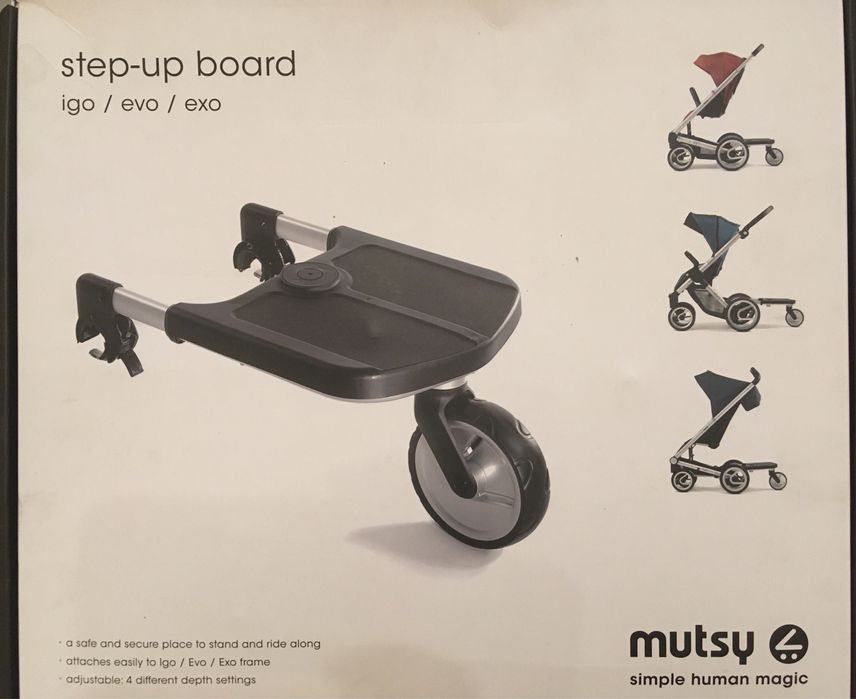 Бебешка количка, кош, стол и стъпало Mutsy EVO