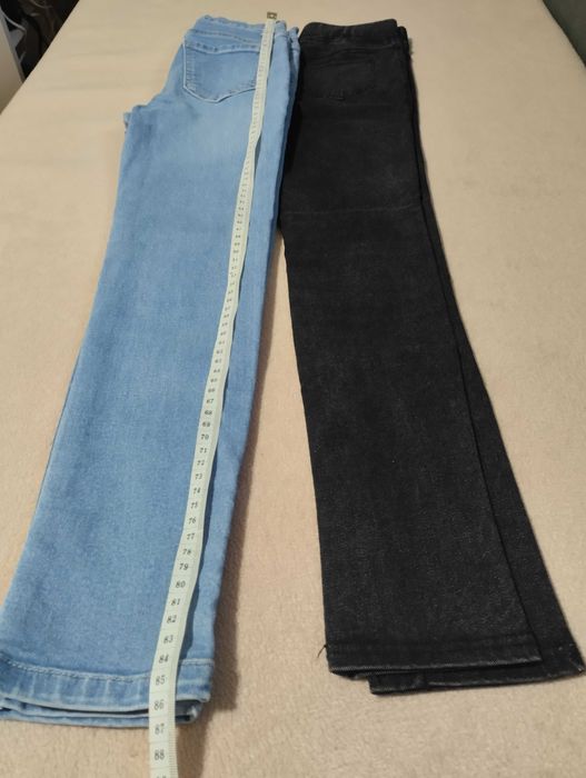 Дънки + дънков клин за момиче р.146