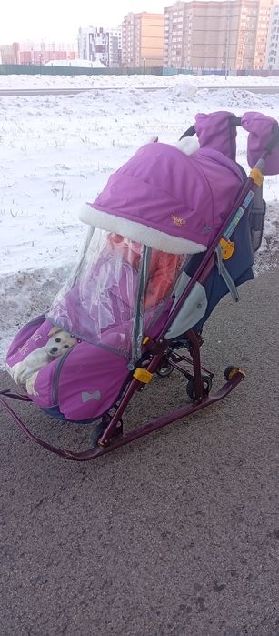 Срочно продам санки - коляска.