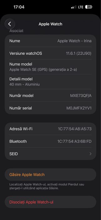Apple watch SE2 40mm