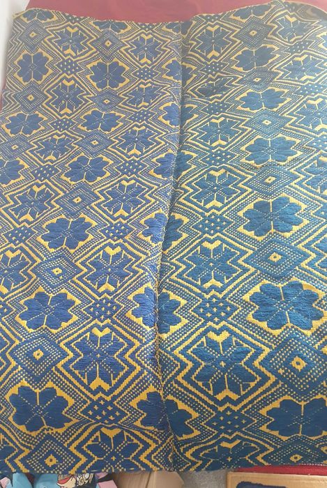 Vand patura si cearceaf tesute manual