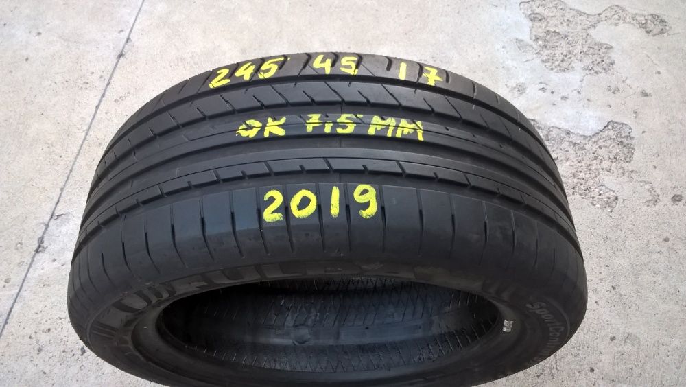 O anvelopa de vara 245 45 17 fulda sportcontrol 2 profil 7,5 mm