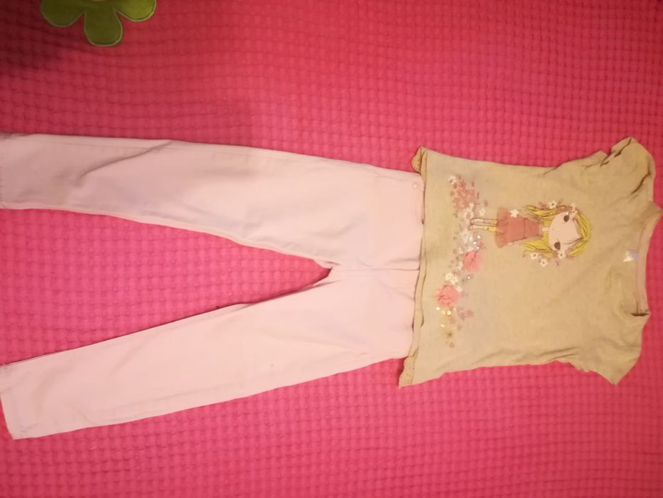 Tricou și blugi Moter Care vârstă 4_5 ani, stare foarte buna