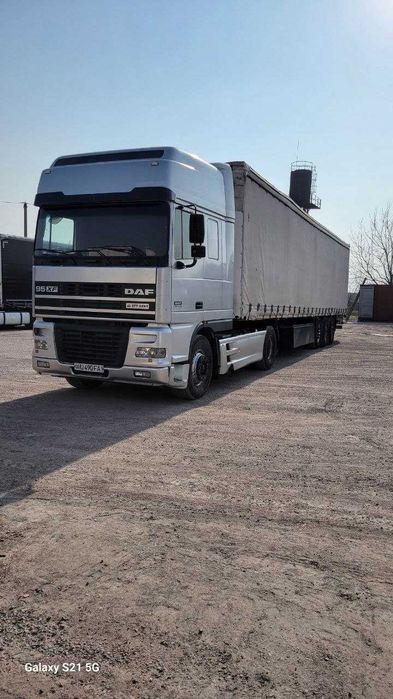 Срочно сотилади DAF тягач + прицеп!