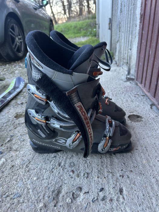 Ски 160см и обувки Rossignol 280